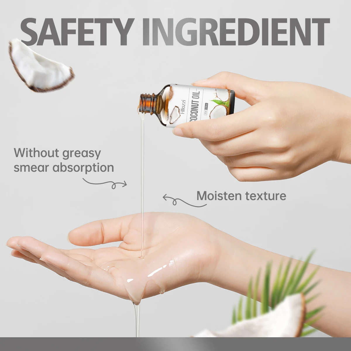 Olio essenziale di cocco adatto per il massaggio raschiante diffusore di aromaterapia per la cura delle ciglia dei peli del viso olio essenziale universale