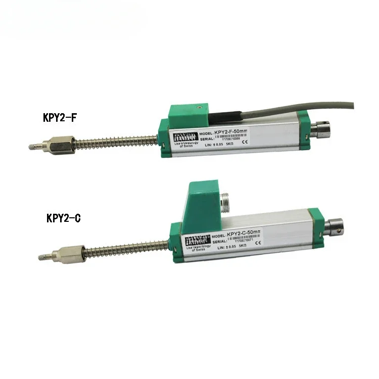 

KPY2-10~200mm Linear Displacement Sensor, Electronic Ruler, Linear Potentiometer, Spring Self-Centering Sensor