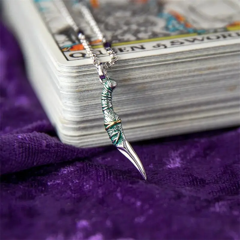 Aga-Tha المنجد قلادة القلائد مجموعة الساحرة فيلم نفس 5 نمط قلادة تحصيل لمحبي البطل الخارق تأثيري مجوهرات الحفلات #6