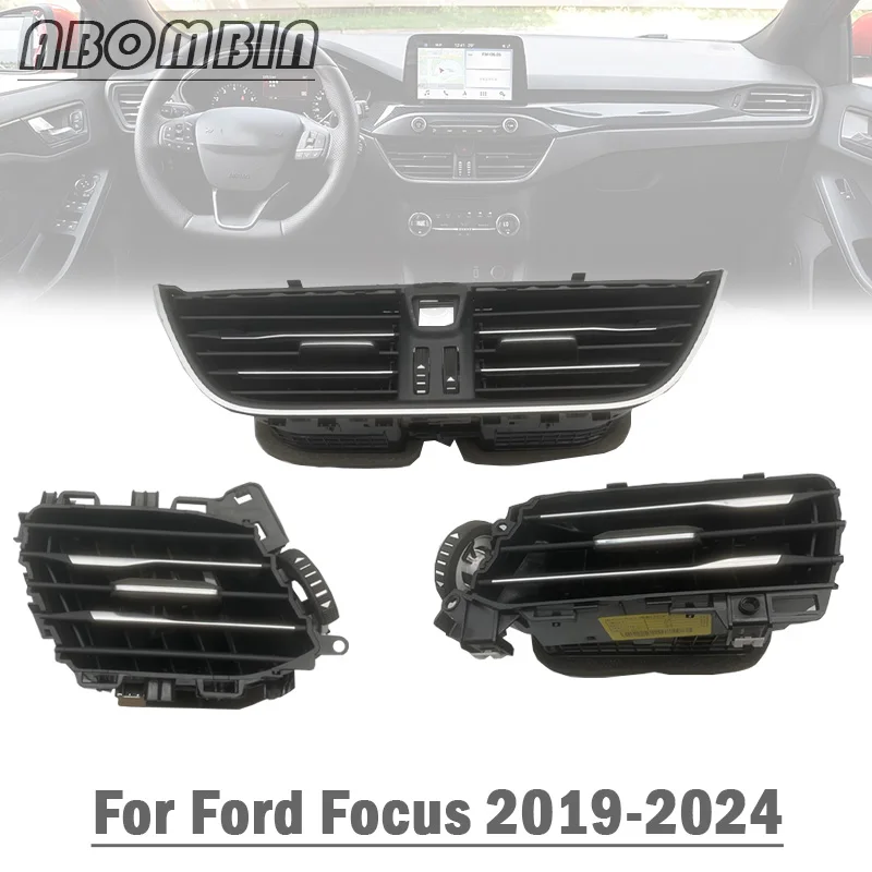 

Боковая передняя вентиляционная решетка на приборной панели, вентиляционное отверстие, центральная вентиляционная решетка для Ford Focus 2019 2020 2021 2022 2023 2024