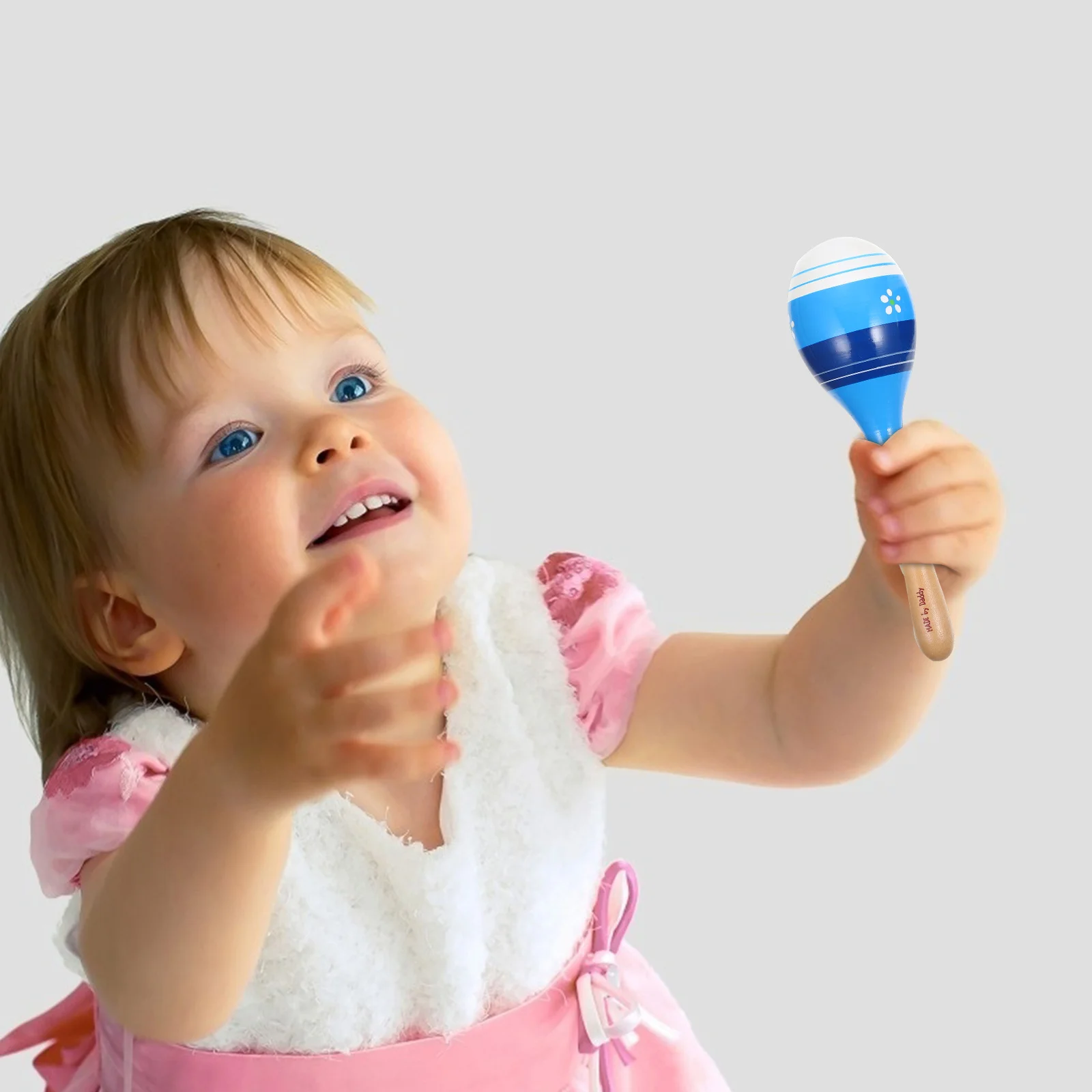 

2Pcs Sand Hammer Musical Instrument Set Safe Durable Educational Percussion Instruments for Hand Eye Coordination