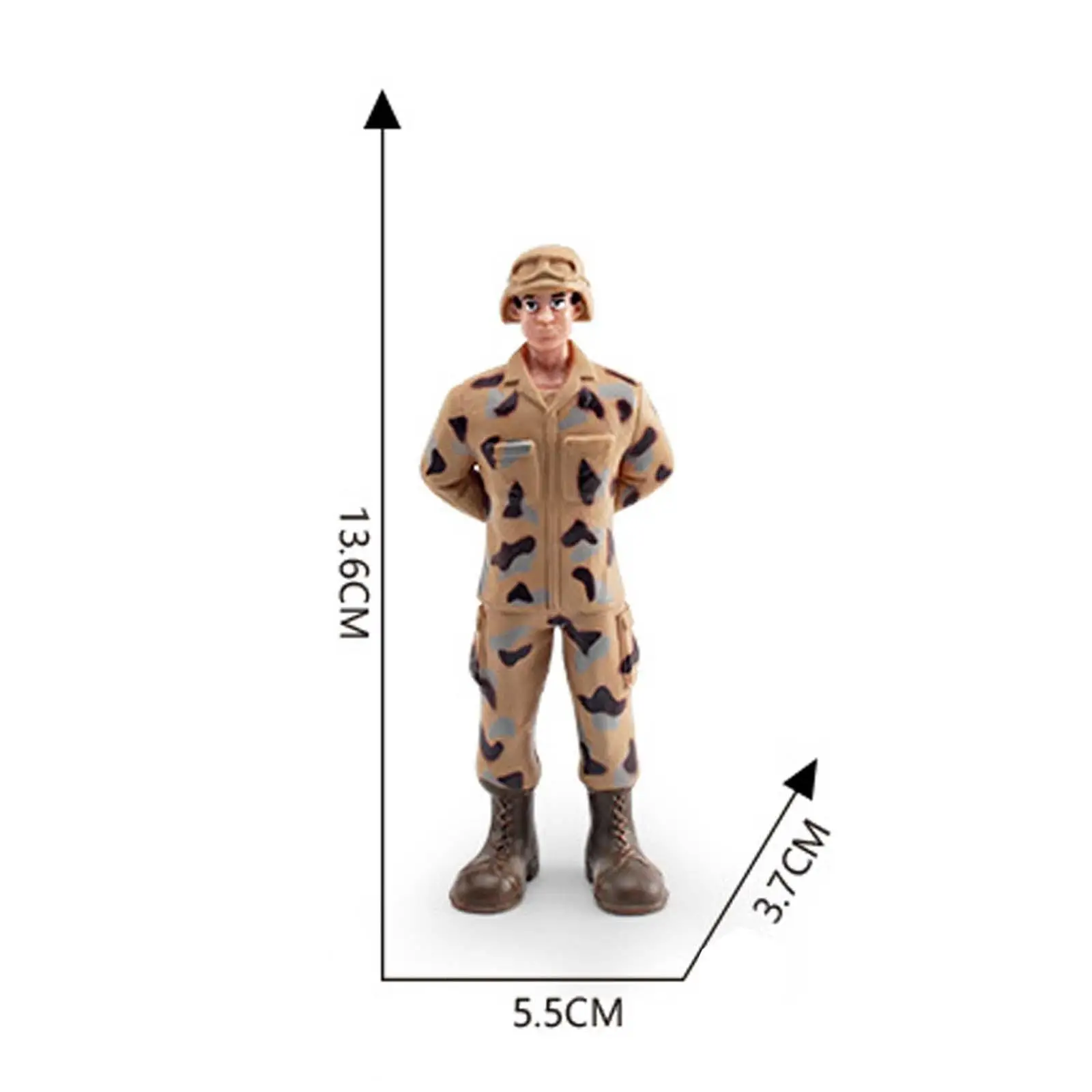 Juego de 2 estatuas en miniatura para dioramas de jardín y coleccionables