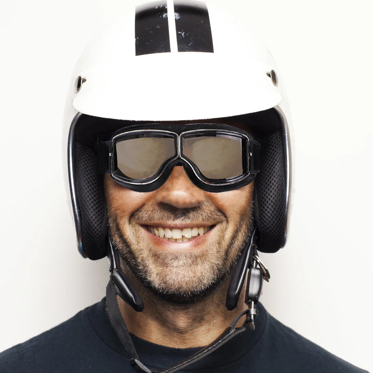 نظارات ركوب الخيل بإطار أسود وعدسة بنية للتزلج على الجليد والدراجات النارية وركوب الدراجات Uv400 نظارات مضادة للضباب خفيفة الوزن ومريحة