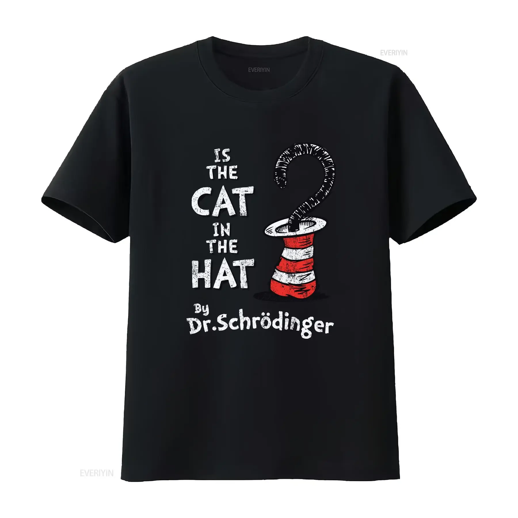 Cat In The Hat Men T Shirt Schrödingers Schrodinger Schroedingers Cats Love Liebe Addicted Addiction Geek Nerd Attack Box