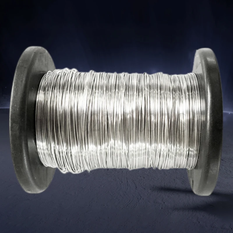 304 Stainless Steel Wire L=30-100 Meters Dia=0.05-3mm Anti Corrosion Anti Rust Soft Steel Wire Single Strand Lashing