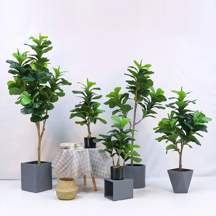 Plante artificielle en pot, fi - Ficus Lyrata Tree avis et prix