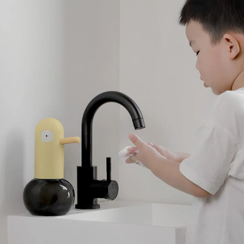 Automatic Induction Foam Soap Dispenser Contactless Duck Shape Soap Dispenser 400Ml,High-Precision Sensor Soap Dispenser