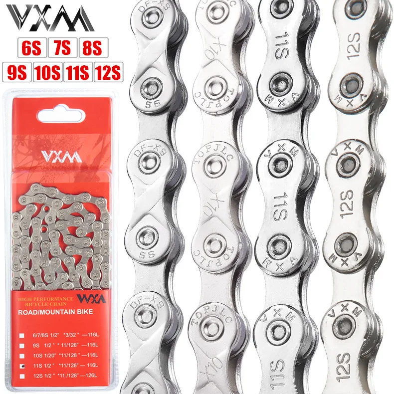 

Mountain bike chains 8, 9, 10, 11, 12 speed road folding bike 27S, 33S single-speed variable speed chains