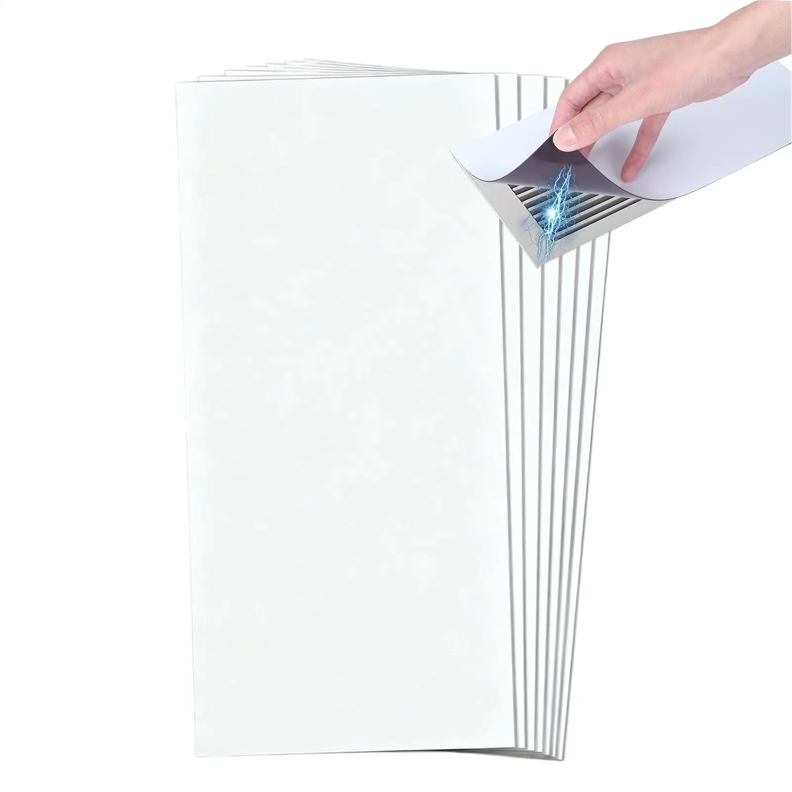 Magnetic Vent Covers 8 Pieces HVAC Sealing Blocker Magnetic Vent Covers Decorative For Wall Ceiling Home Living Room Kitchen