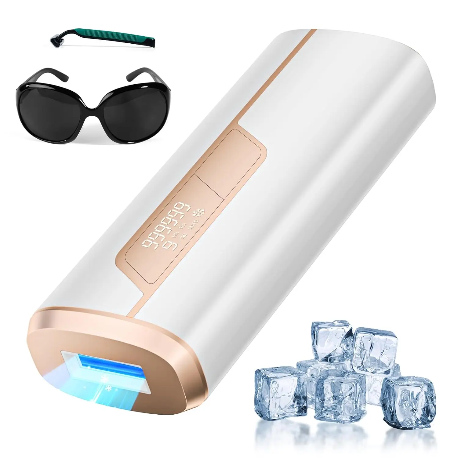 

Laser Hair Removal Device,Painless Ice Cooling Permanent IPL ,3 In 1 IPL Laser Remover Device For Leg Facial Arm Body Depilation