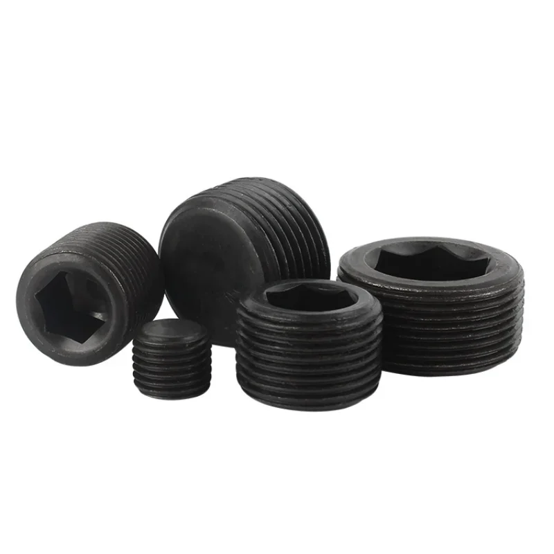 12.9 Grad Kohlenstoffstahl Sechskant-Rohrstopfen G1/16 G1/8 G1/4 G1/2 G3/4 G1 BSPT Ölleitung-Stopfschraube – Detail 3