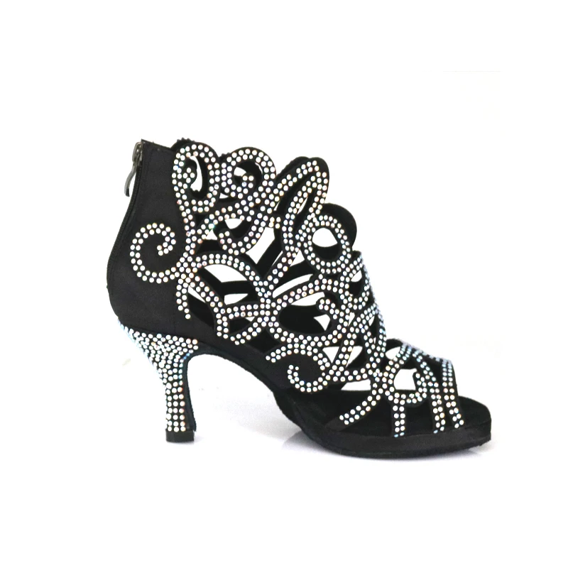 

LOOGTSHON/женские свадебные туфли, танцевальная обувь для сальсы, женские сандалии на платформе, серебряные танцевальные туфли, серебряные туфли со стразами