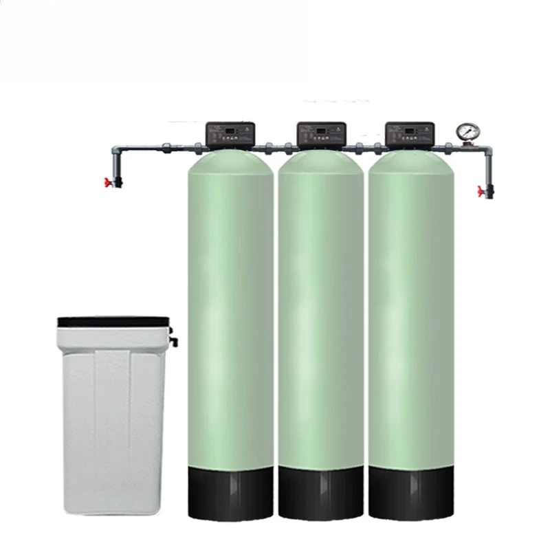 Large-scale softened water treatment equipment automatically removes sediment and scale in underground wells Commercial