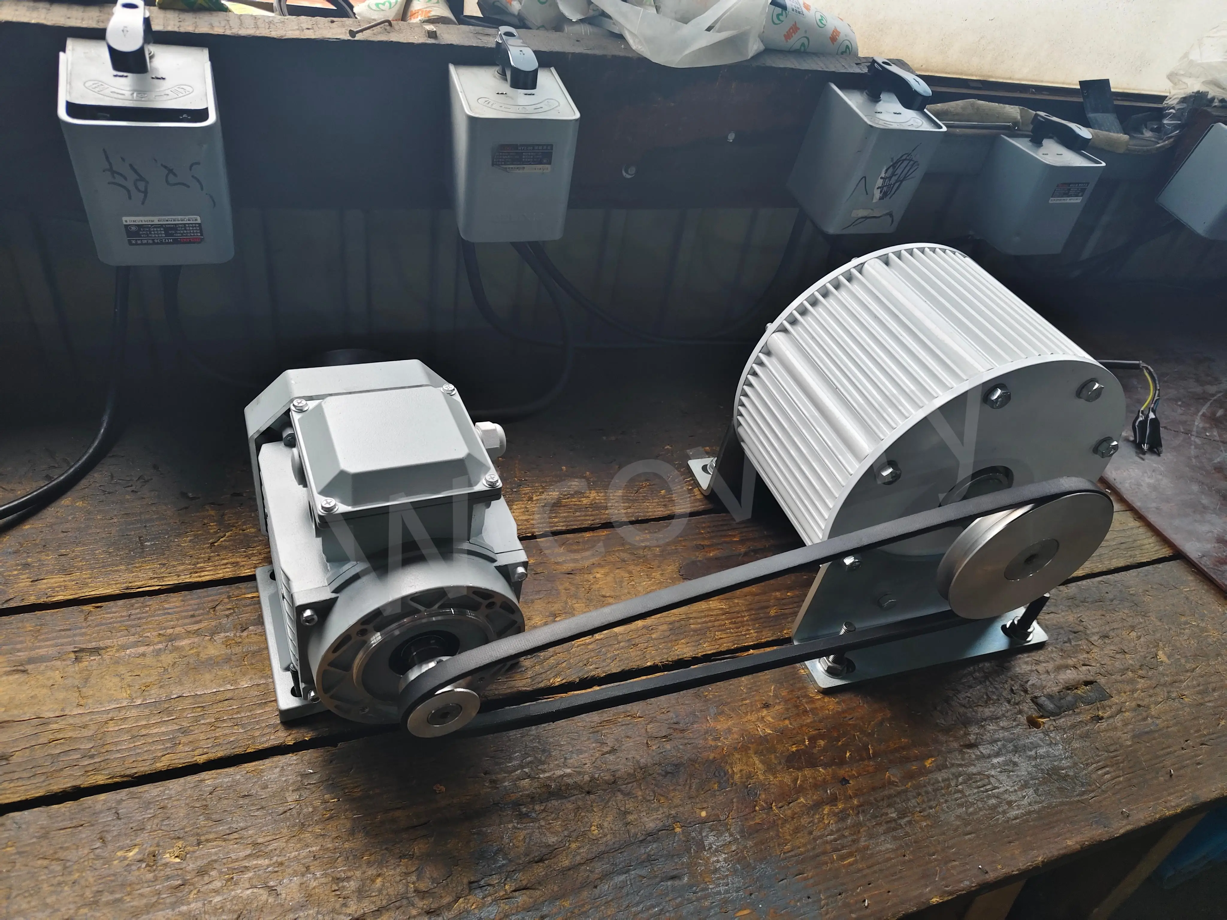 Low RPM 30KW 10KW 20KW PMG Generator 220V 380V Permanent Magnet Generator Alternative Energy with Electric reducer For DIY