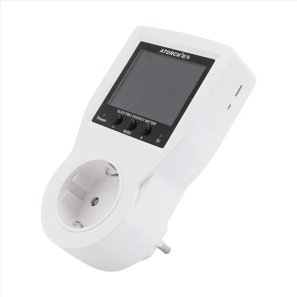 Eco-friendly ATORCH WIFI Digital Wattmeter 220V AC Power Meter Electricy Consumption Meter Power Wattage Electricity Meter EU Pl