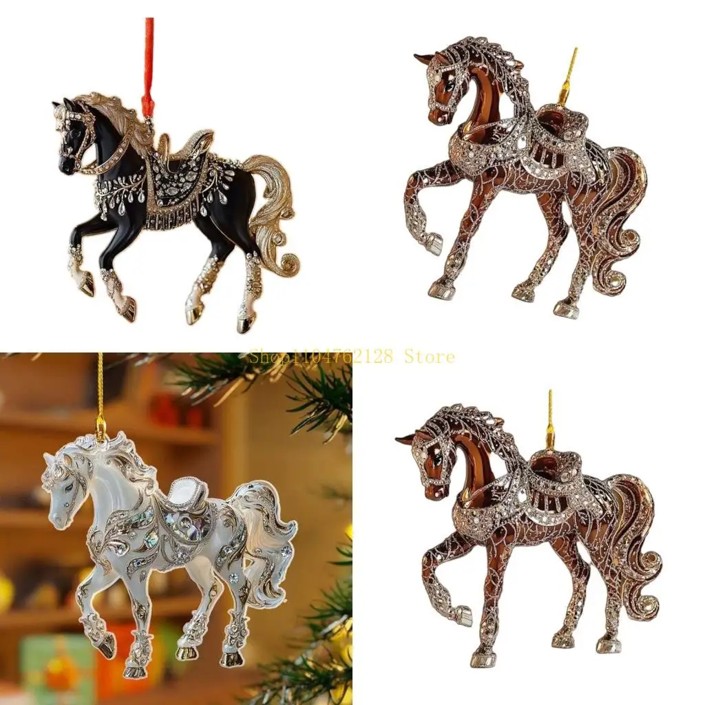 (1 Pack) Acrylic Horse Flat Hanging Decor for Home, Nursery, Office, Western Theme & Festival Gift best sale