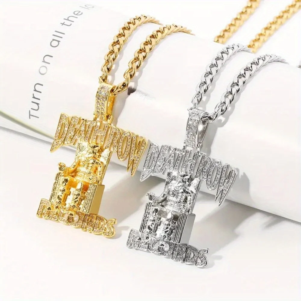 Classic Handsome Fashion Death Row Wearing Party Wheelchair Pendant Halloween Necklace Wholesale