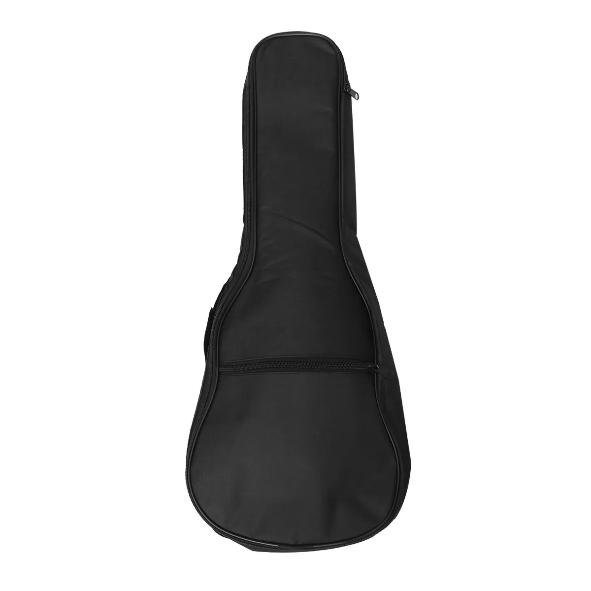 23 Inch Ukulele Bag Black Double Shoulder Anti-Water Sponge Case Acoustic Folk Large Pocket Portable Stringed Instruments