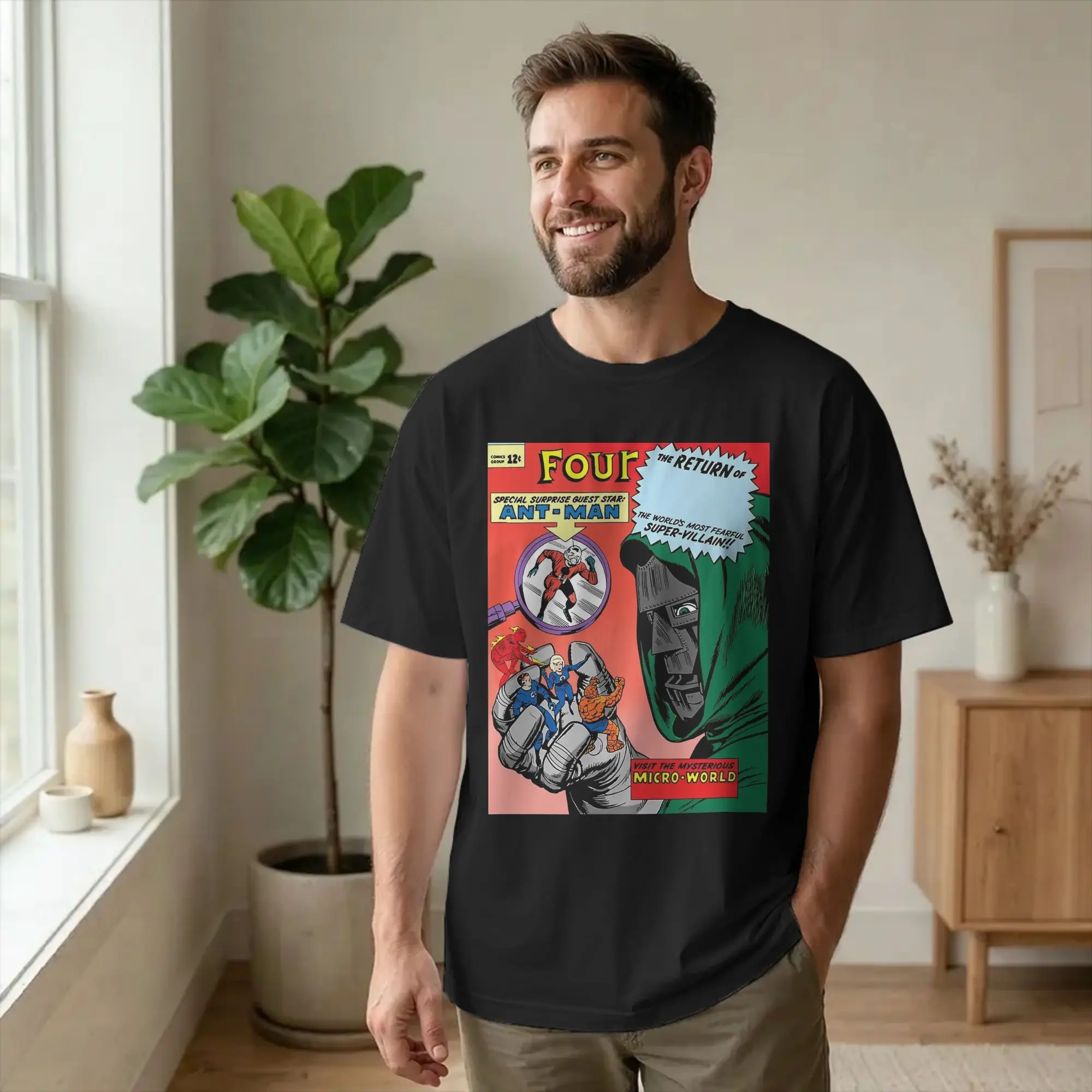 Fantastic Vintage Issue Graphic Dr Dooms  T Shirts Men Women Cotton Leisure T-Shirts O Neck Tees Short Sleeve Tops Summer