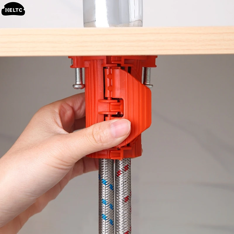 32mm Threaded Pipe Washing Basin Base Screw Fasteners Kitchen Faucet Quick Installation Fixing Device Anti Loosening Lock Nut