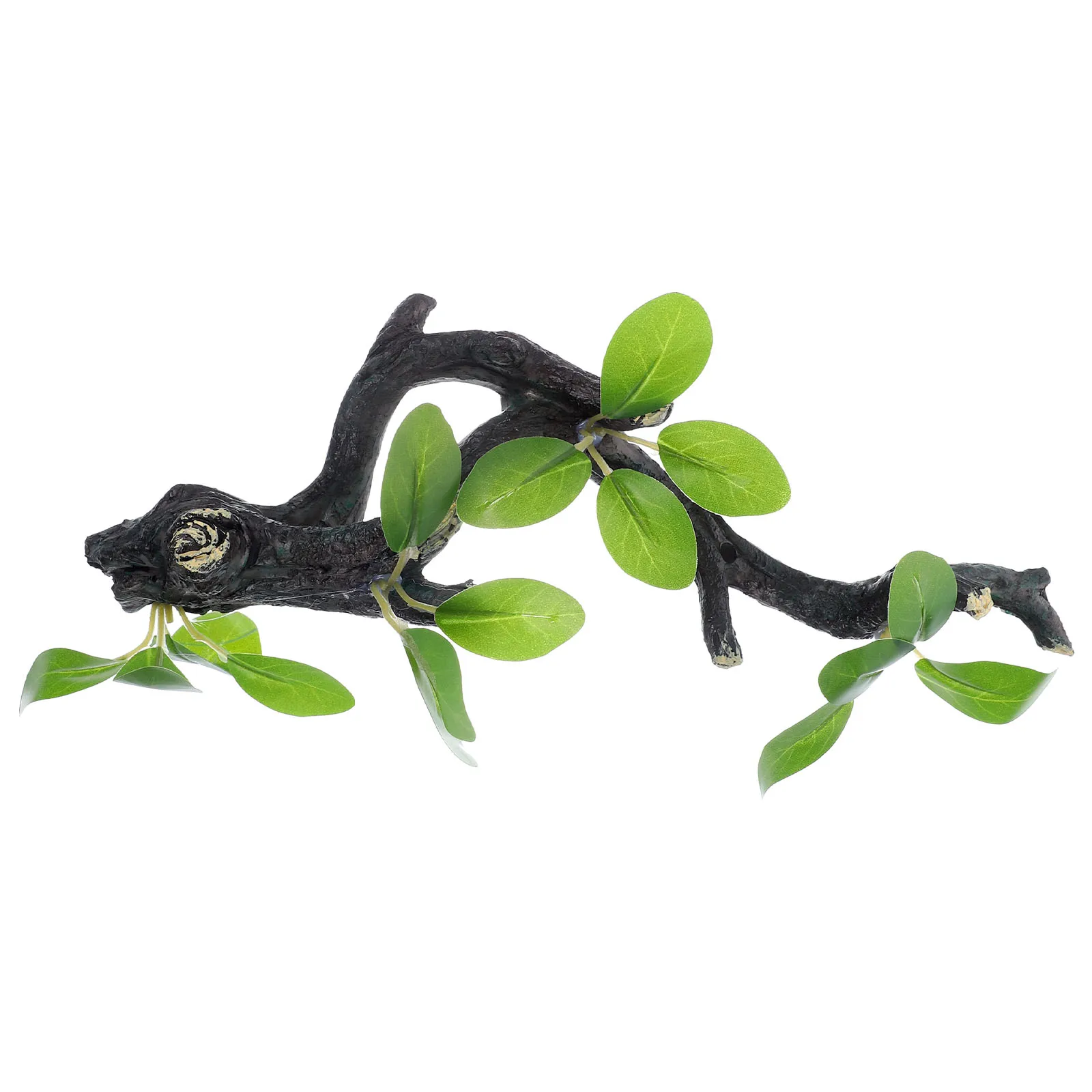 

Resin Craft Fish Decor Aquarium Ornament Fake Tree Branches Diy Lizard Reptile Terrarium Accessories Supplies Climbing Play Hide