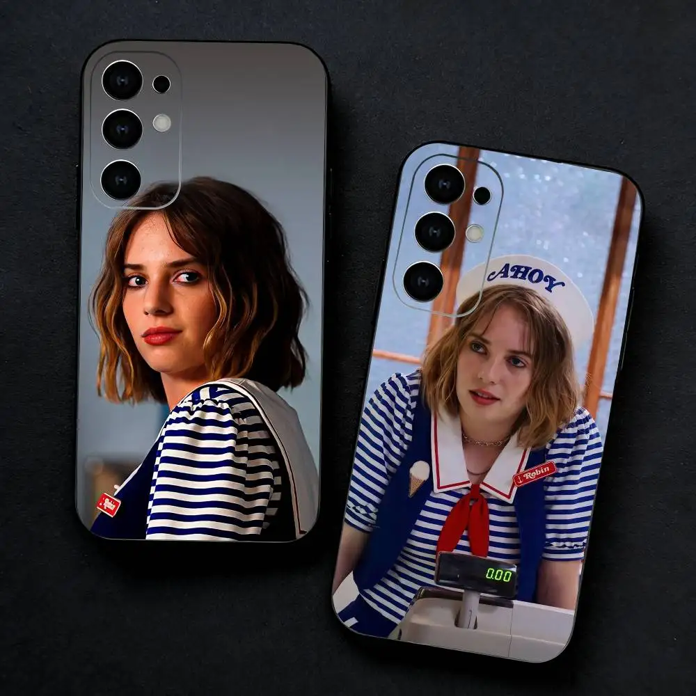 

American M-Maya H-Hawke Phone Case For Samsung S25,24,23,22,30,21,10,9,Ultra,Plus,FE 5G Black Soft Case