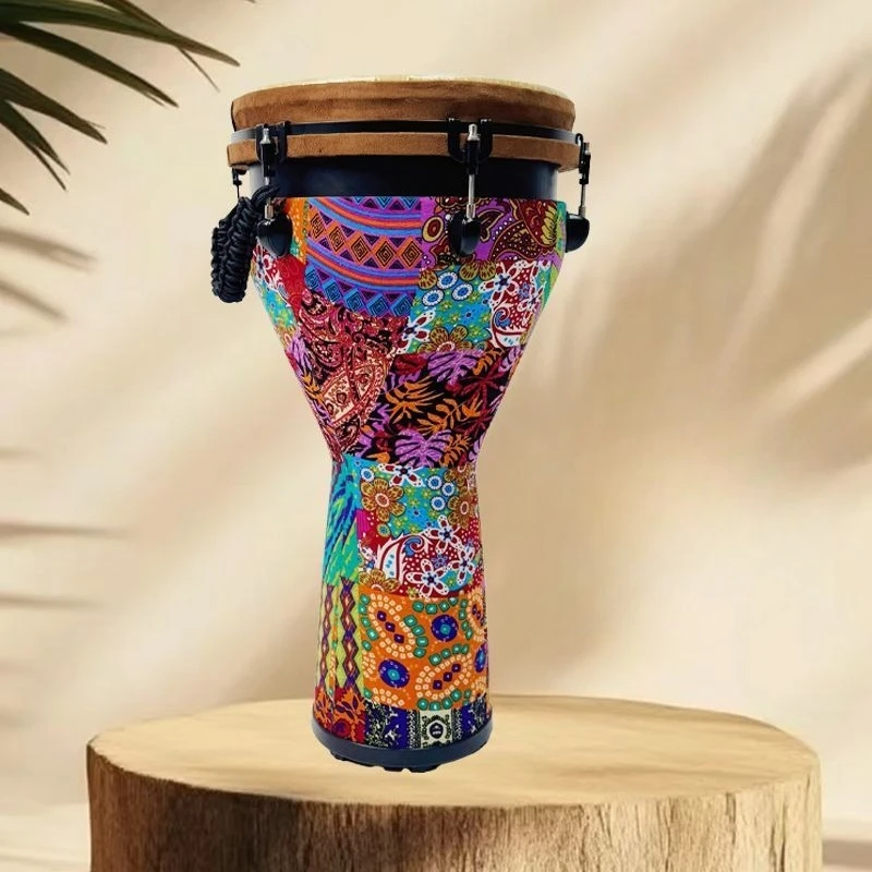 12 Inch African Drums Professional Children Beginner African Drums Practice Traditional Djembe Drum PVC Percussion Instruments