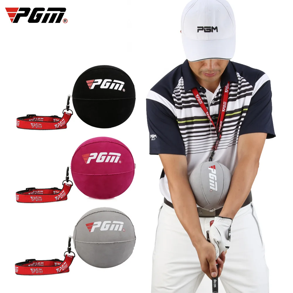 PGM-Golf Swing Training Ball, Portable Swing Arm Orthotic, Putting Exercises, Training Aids