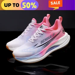 Men Sports Running Shoes Casual Marathon Carbon Plate Breathable Lightweight Comfortable Male Athletic Tenis Sneakers AirCushion