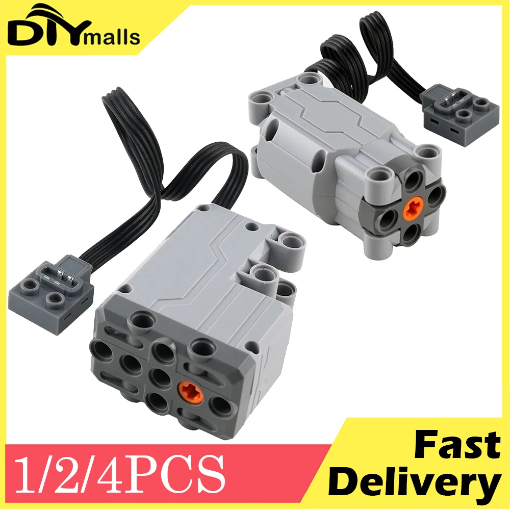 1/2/4PCS L Servo Motor Power Modification Technical Bricks Generation 2 New MOC Power Function Parts Educational Toy Kid Gift