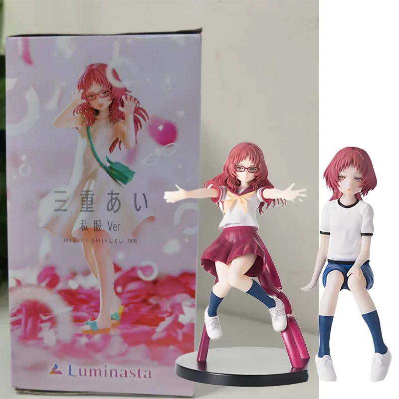 

Подлинная Sega The Girl I Like Forgot Her Glasses Luminasta PM Mie Ai ПВХ Оригинальная аниме-фигурка Модель Коллекционная фигурка Игрушки в подарок