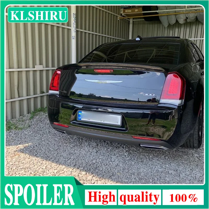 Spoiler tylnego bagażnika wysokiej jakości ABS do Chrysler 300 300c 300s 2011 12 13 14 15 16 17 18, akcesoria do tuningu zewnętrznej części samochodu
