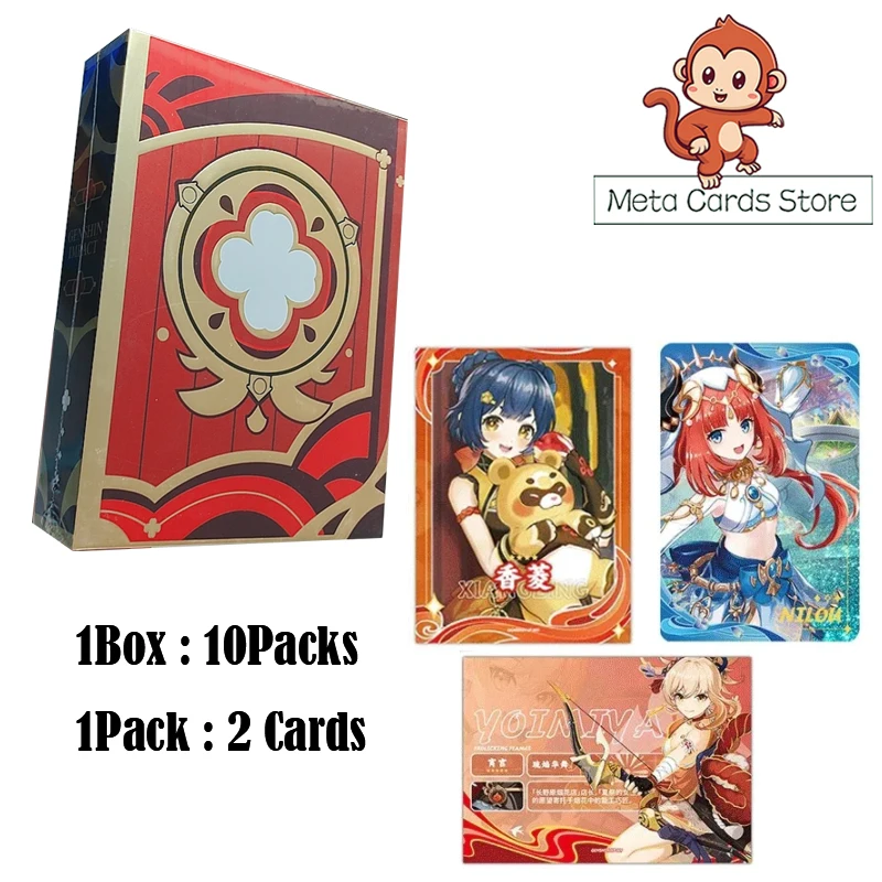 

Yukazu Genshin Collection Cards Hobby Game Collection Cards Nilon Hutao Yoimiya Doujin Booster Box Children Toy Gifts