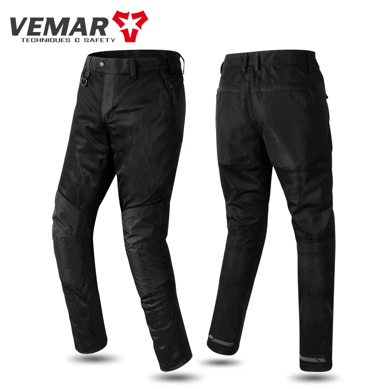 

Men's Large Size Motocross Pants Motorcycle Racing Pants Protective Off-Road Pants Black YKK Zipper Mountain Bike Cycling Pants