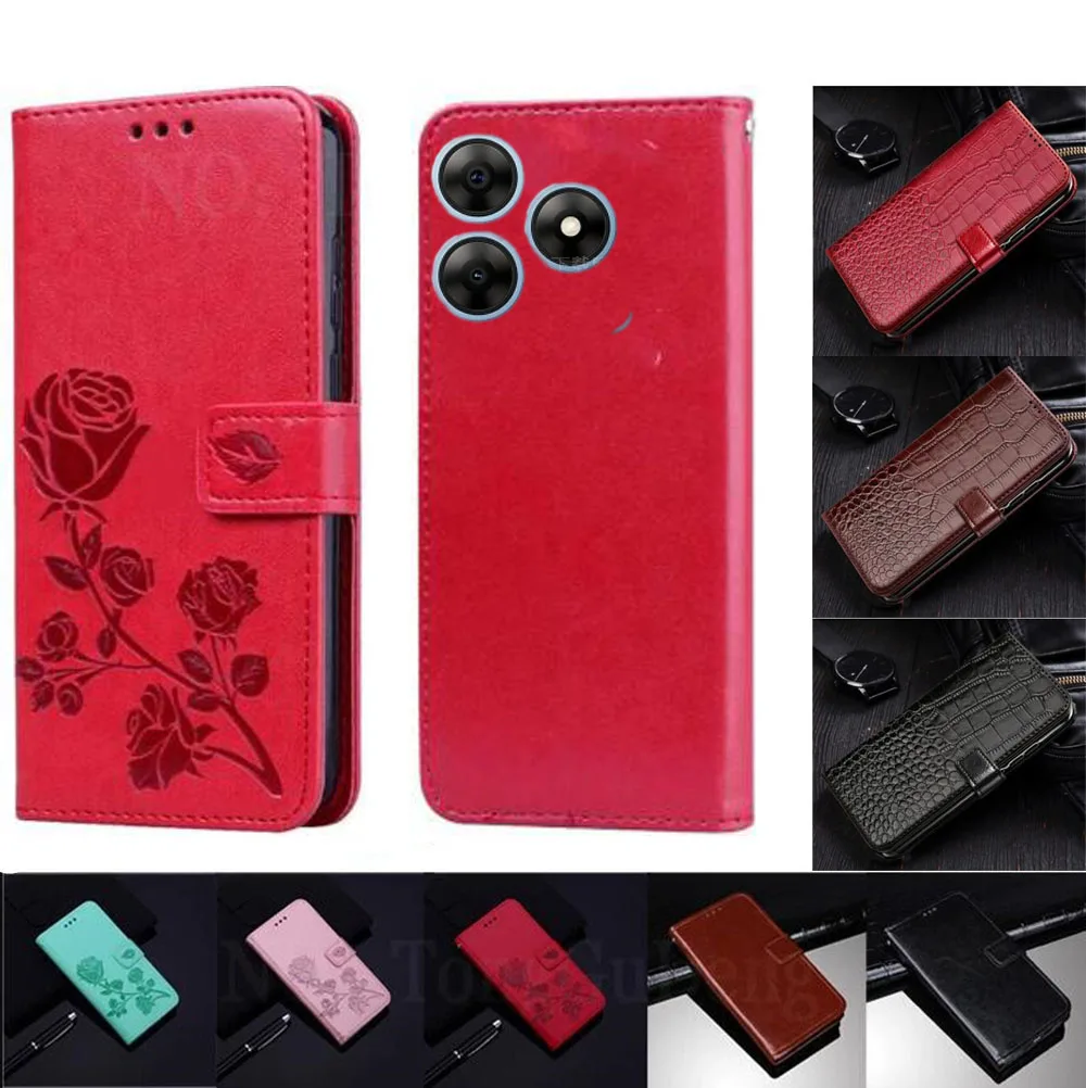 For Blackview Wave 8 6.56" 2024 Blackview Wave 8C Wallet Case High Quality Flip Leather Protective Phone Support Cover