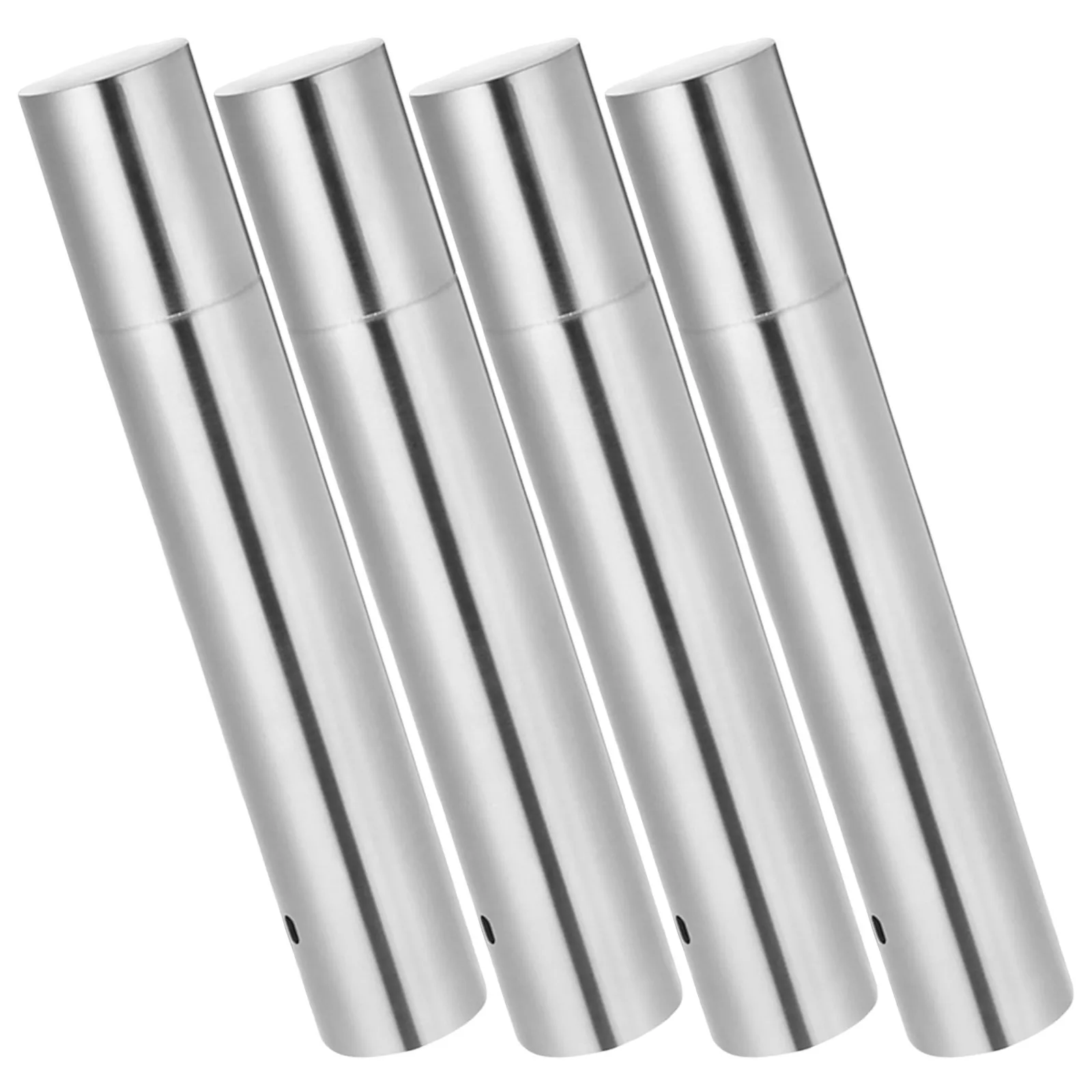 

4Pcs Certificate Holder Tubes Stainless Steel Rustproof Organizer Cylinder for Birth Certificates Marriage Licenses Diplomas
