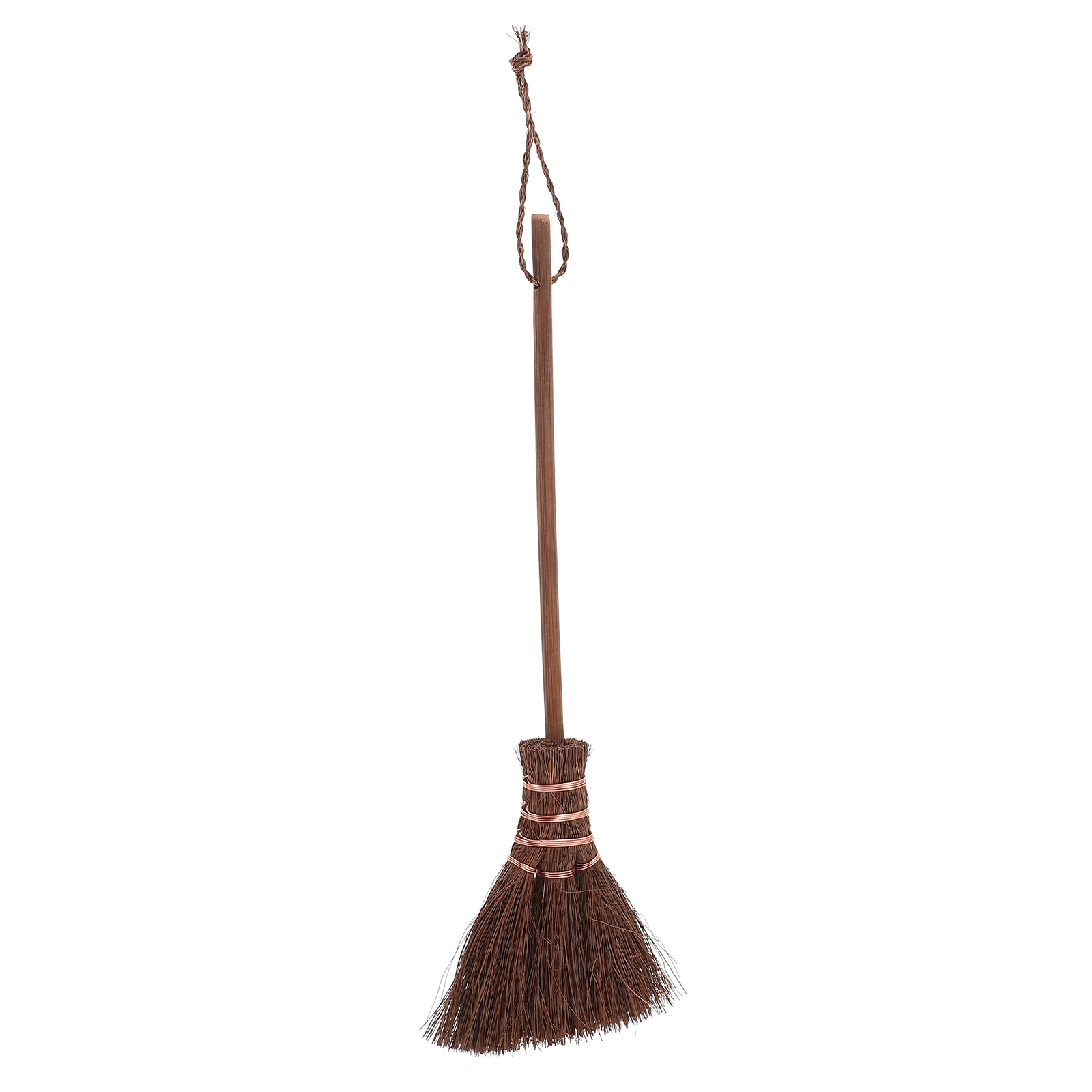 

Multifunctional Mini Cleaning Broom Tool Extended Handle Desktop Window Crevices Brown Brushes Reusable Wood Crafted