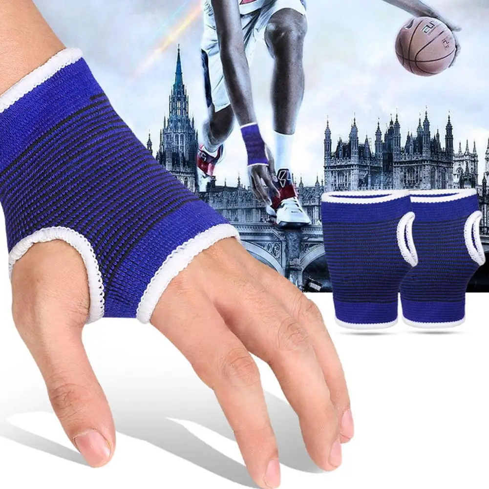 1Pair New Copper Ion Sports Palm Guard, Knitted Gloves, Unisex Basketball Typing Driving Tennis Wrist Protection