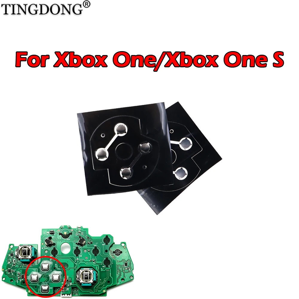 1-10 Stück Controller D-Pad Metall-Leitfolie Tastenkontakt-Pad Ersatzteile für Xbox One Xbox One S Gamepad