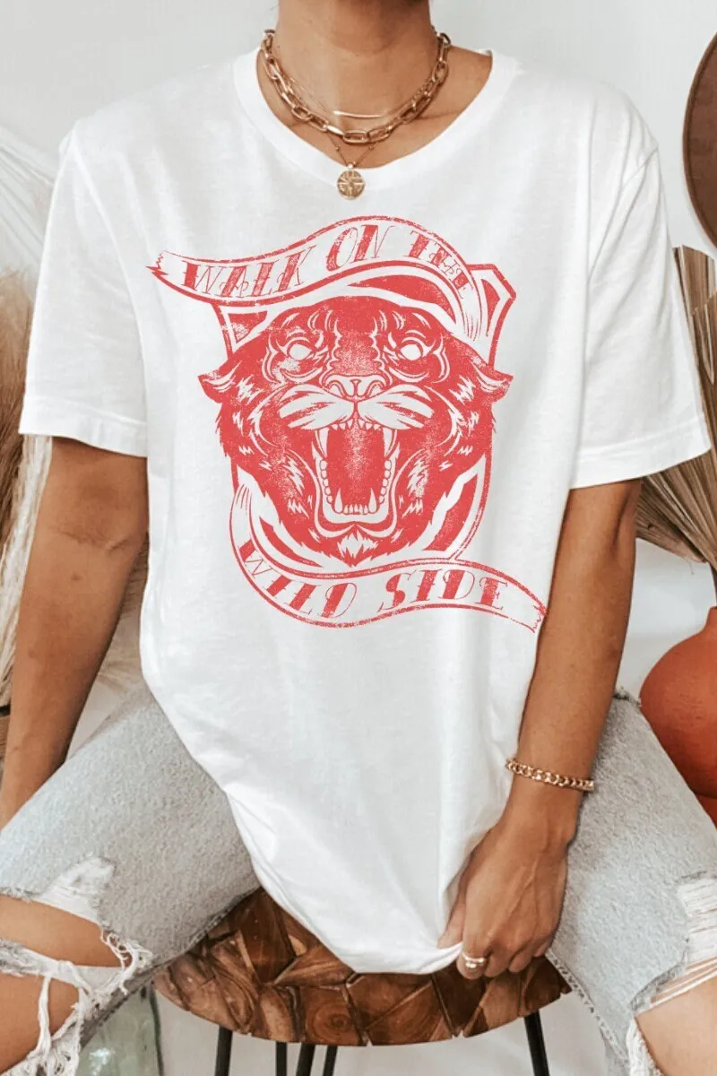 Walk of the wild Side Print Fit T shirt