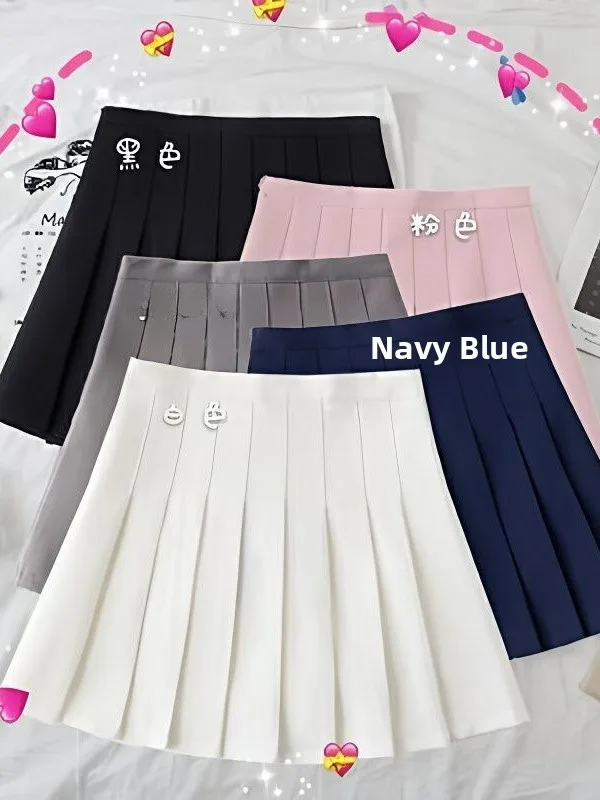 

Юбка А-силуэта больших размеров с высокой талией, женская, белая, плиссированная, с эластичным поясом, стройнящая, предотвращающая просвечивание, летняя