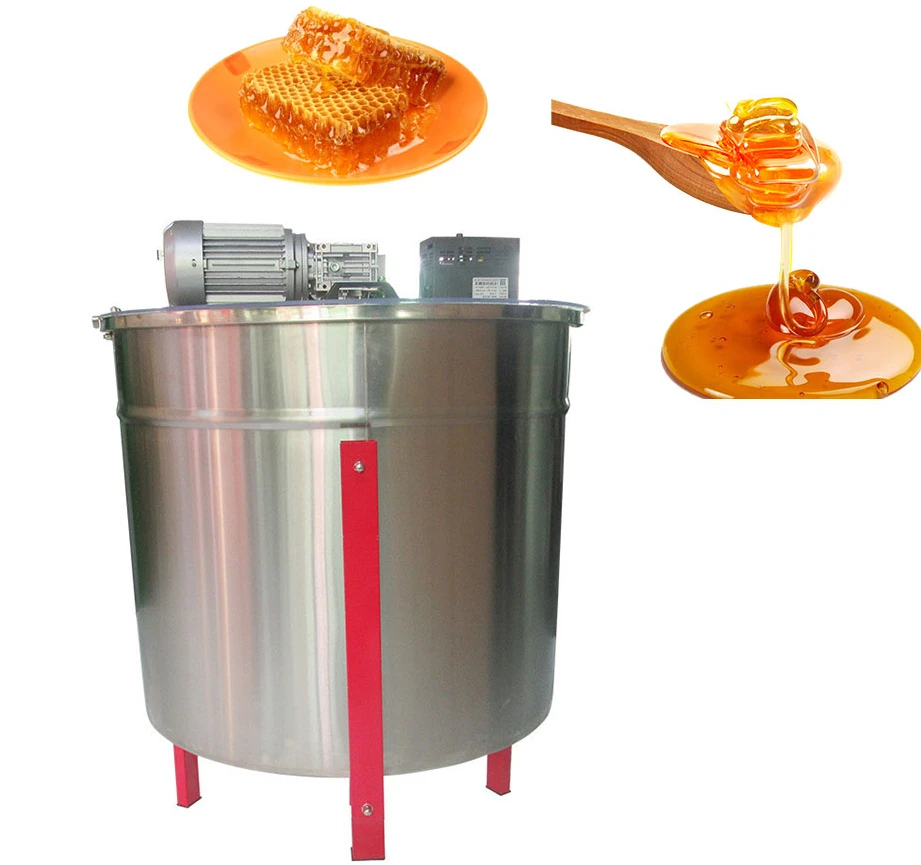 2024 Electrical 12 Frames Reversible Honey Extractor Beekeeping Equipment Reversible Radial Bee Honey Processing Machine