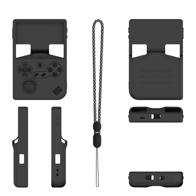 

Gamepad Housing Silicone Protector Cover with Lanyard for RG40XXV Console Scratchproof Shell Skin Protective Case Sleeve