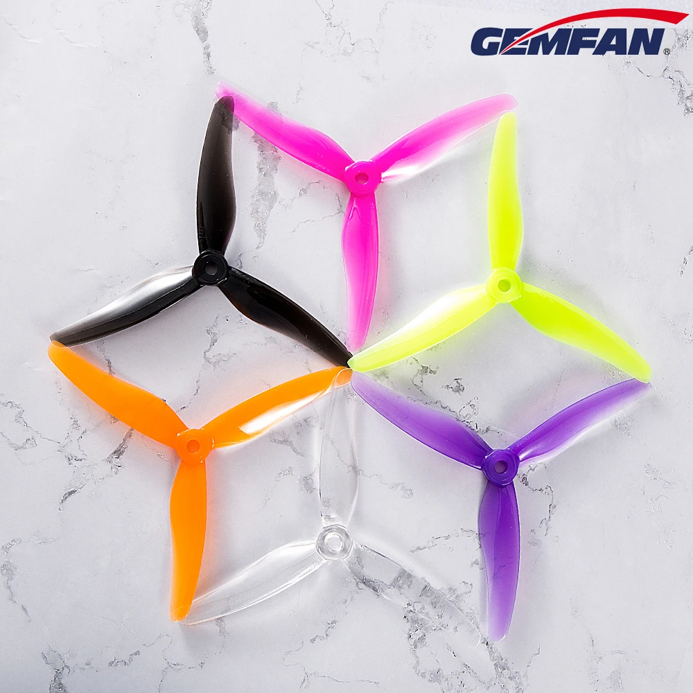 6Pairs(6CW+6CCW) Gemfan Hurricane 51433 5.1X3.5X3 3-paddle Propeller Windancer Props for RC Drone FPV Racing Accessories