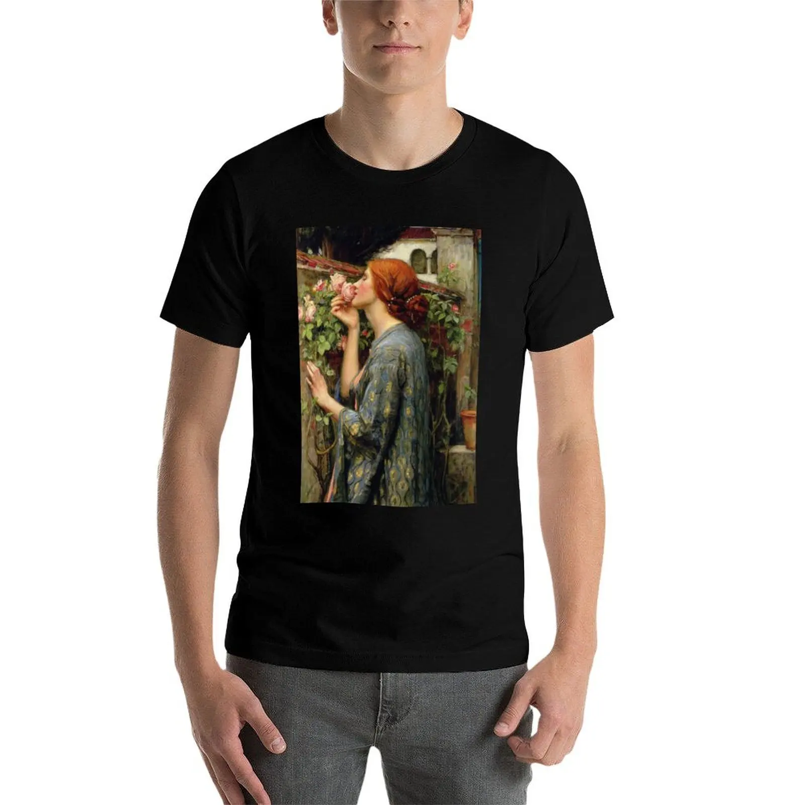 

Waterhouse's Soul of a Rose T-Shirt man graphic t shirt t shirts with prints printed t shirts for man T-Shirt