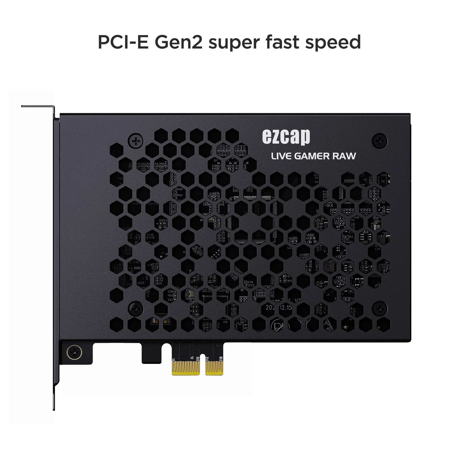 Ezcap324B 라이브 게이머 원시 PCIE 4K 비디오 게임 캡처 카드 레코드 및 라이브 스트림, 게임 시스템 캠코더용