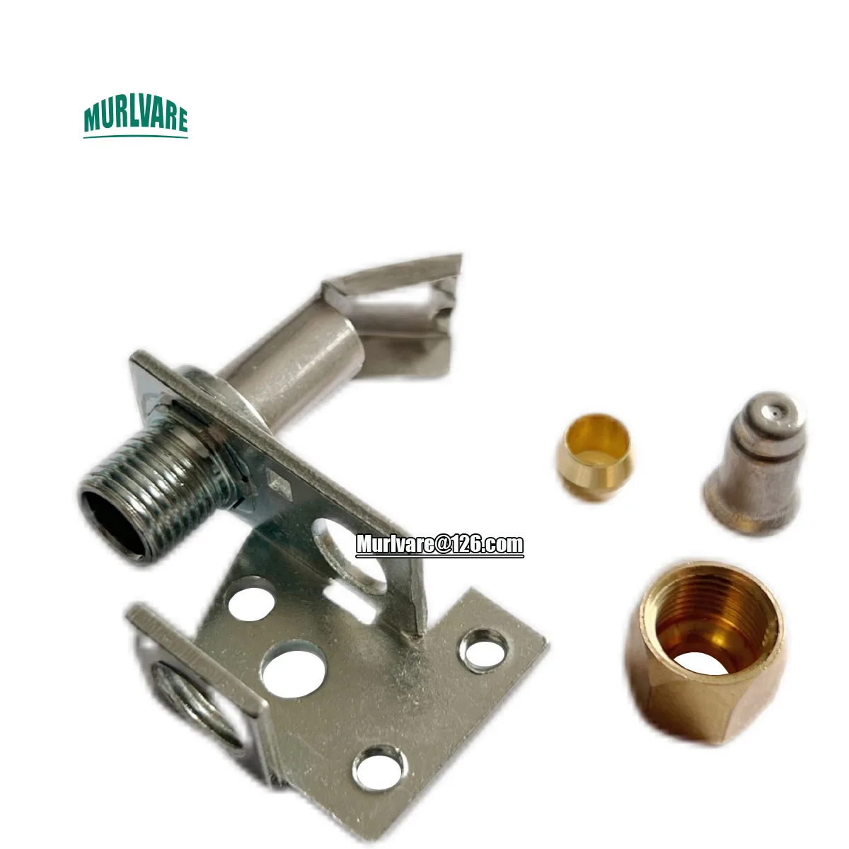 Acessórios para fritadeira elétrica, 6 peças, suporte de ignição de 1/4', queimador piloto único para substituição de válvula de gás Robertshaw