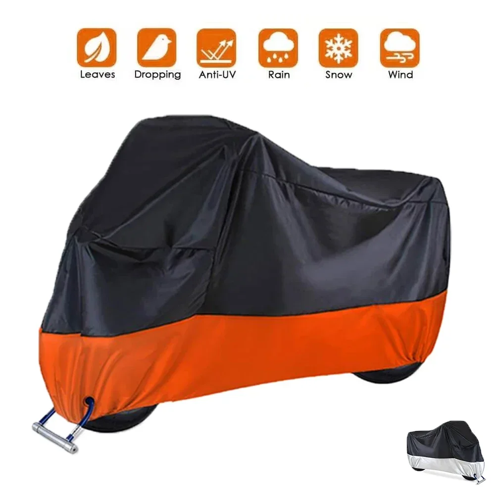 Motorrad abdeckung 190t wasserdichter Outdoor-Indoor-Roller verschleiß fester Stoff Motorrad