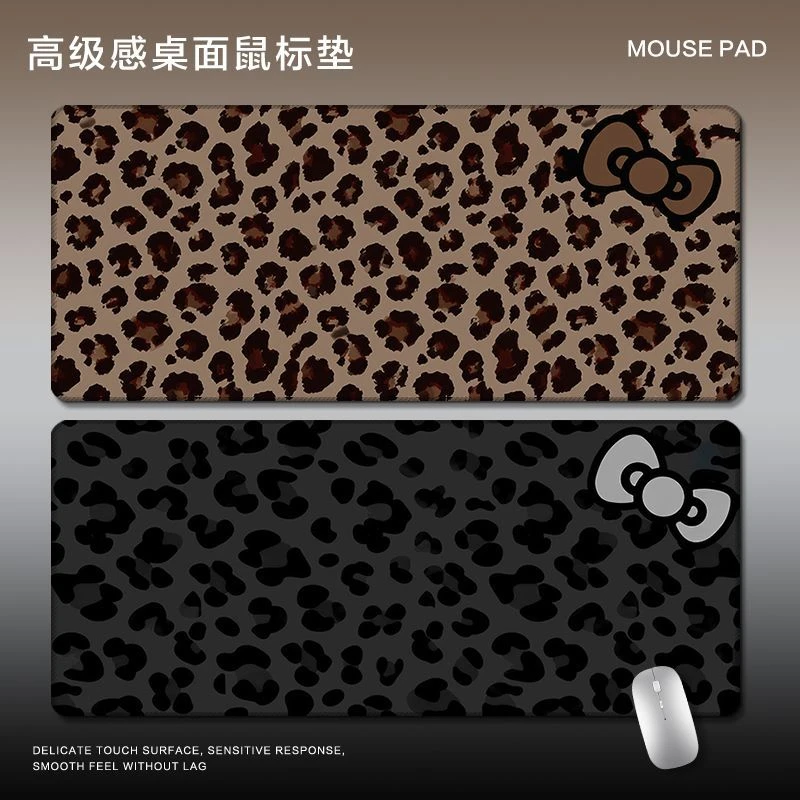 Leopard Print Cool Rubber Mouse Pad Gamer Big MousePad for Computer Gaming Locking Edge Keyboard Desk Mice Pad Rubber Table Mat