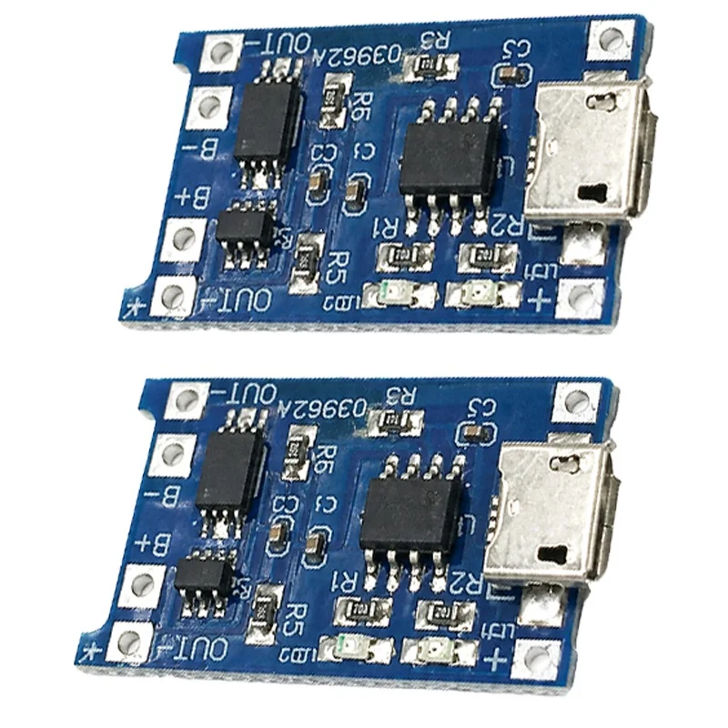 1/3/5pcs Type-C Micro Mini USB 5V 1A 18650 TP4056 Lithium Battery Charger Module Charging Board With Protection Dual Functions